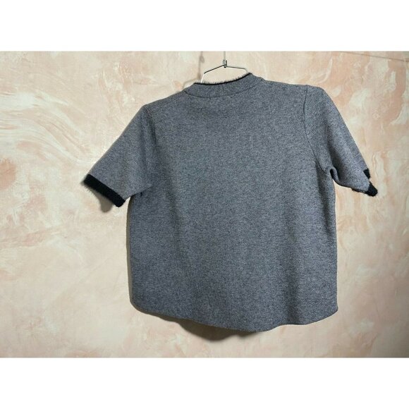 Zara KNIT Women's Sweater‎ Short sleeve crew neck - Picture 5 of 7
